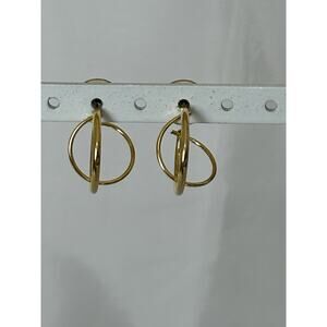 Lovely Gold Tone Post Earrings